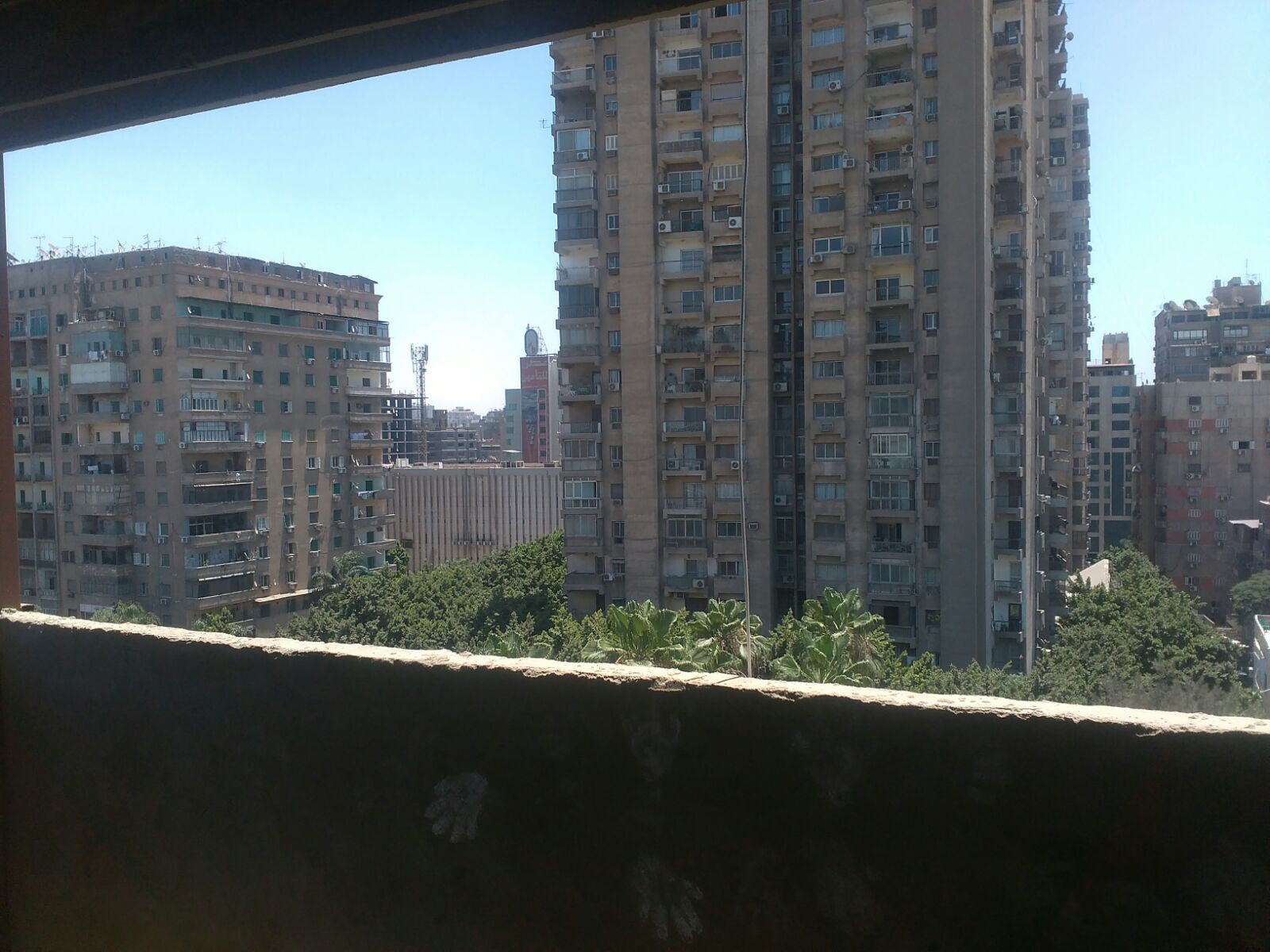 شقة فيو مميز وغير مجروحة 80م تطل على برج القاهرة